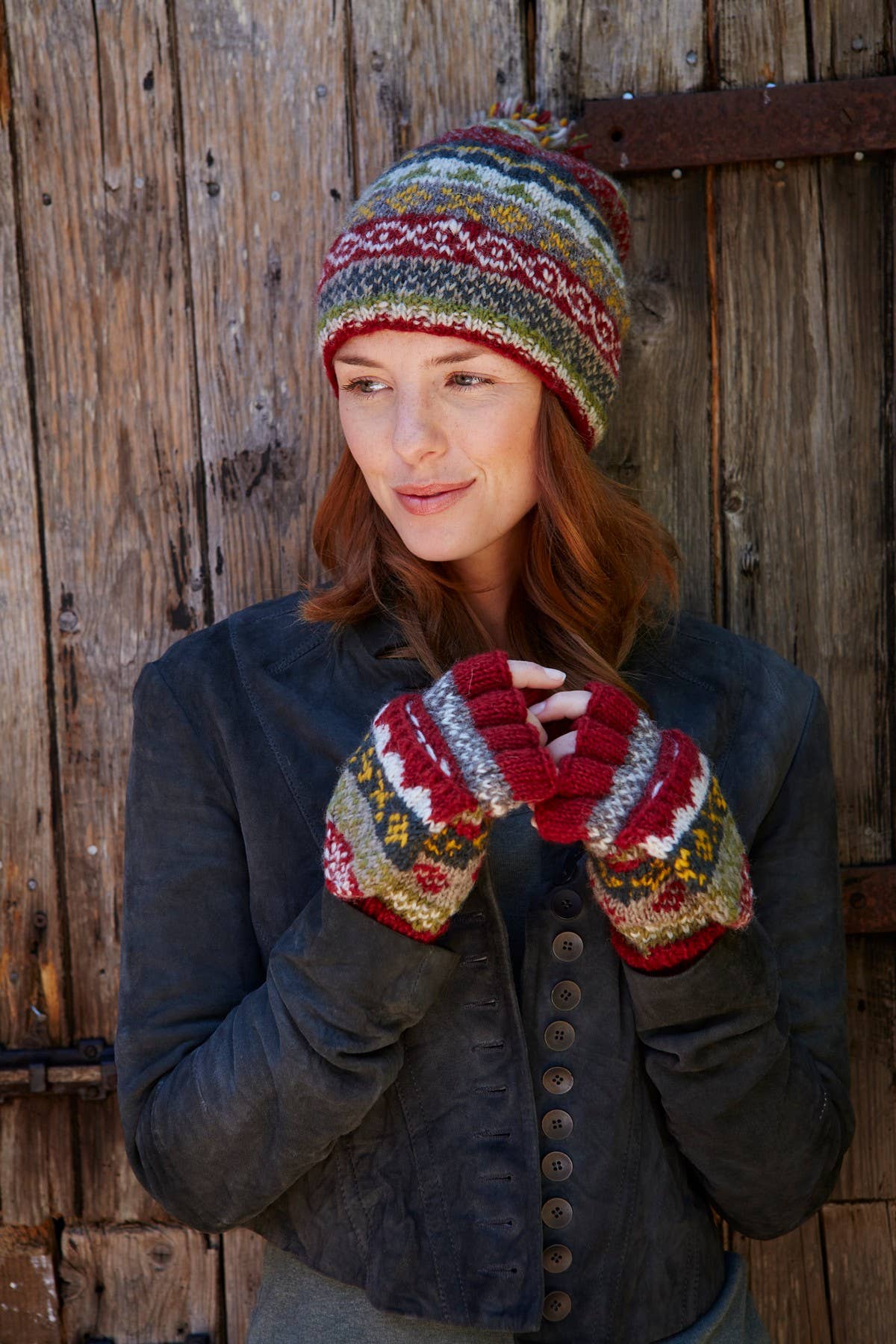 Finisterre Glove Mitts Rust: Rust